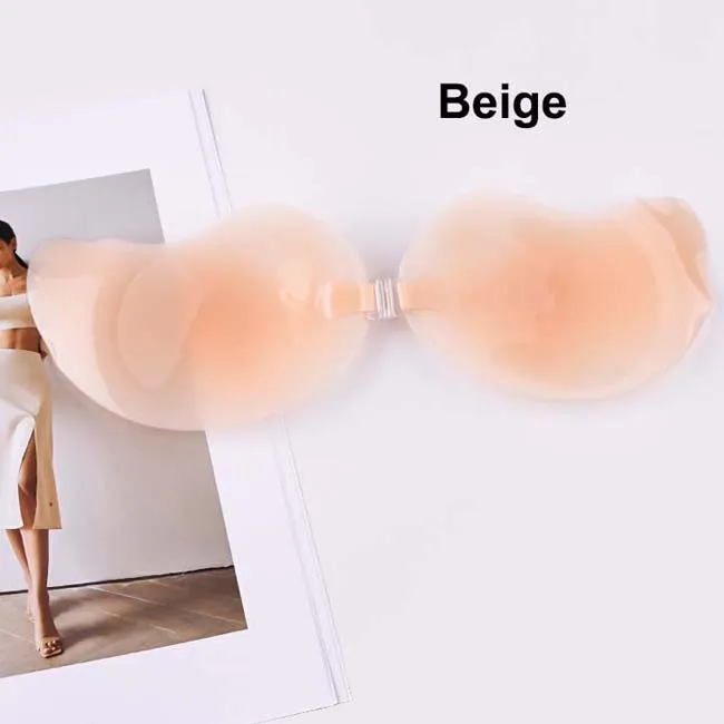 Mango Shape Solid Silicone Bra